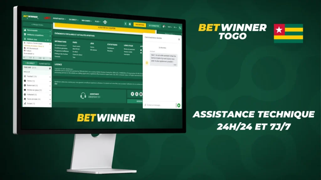 Assistance Betwinner en Togo